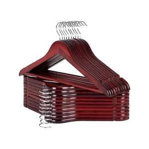 Wooden Hangers for Coats, Shirts, Jackets, Pants, Suits