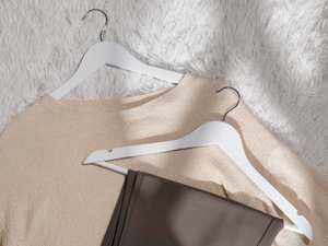 Wooden Hangers for Coats, Shirts, Jackets, Pants, Suits