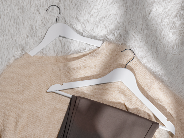 Wooden Hangers for Coats, Shirts, Jackets, Pants, Suits