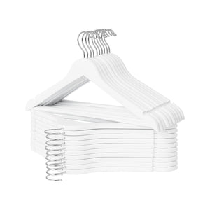 Wooden Hangers for Coats, Shirts, Jackets, Pants, Suits