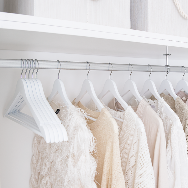 Wooden Hangers for Coats, Shirts, Jackets, Pants, Suits