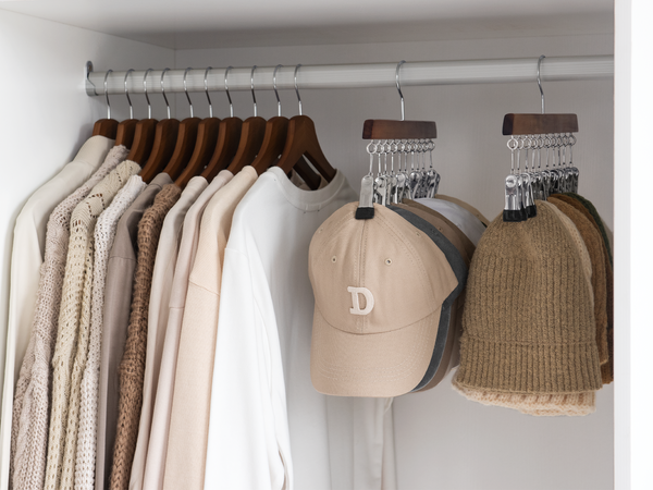 Hat Rack, Closet Organizer and Storage for Baseball Caps