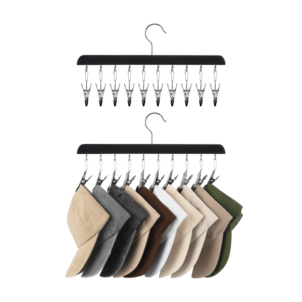 Hat Rack, Closet Organizer and Storage for Baseball Caps
