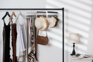 Hat Rack, Closet Organizer and Storage for Baseball Caps
