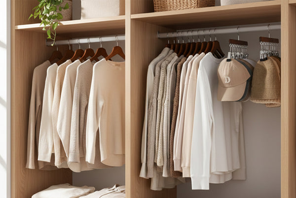 Hat Rack Hanger, Closet Organizer and Storage for Baseball Caps