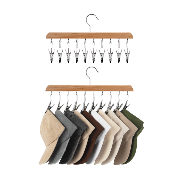 Hat Rack, Closet Organizer and Storage for Baseball Caps