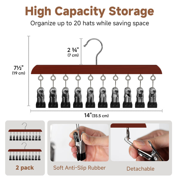 Baseball Cap Organizer for Closet