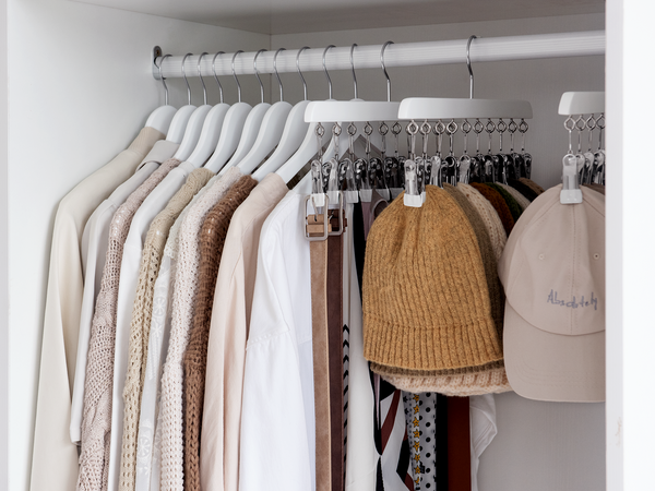 Hat Rack, Closet Organizer and Storage for Baseball Caps