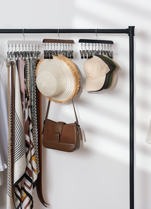 Hat Rack, Closet Organizer and Storage for Baseball Caps