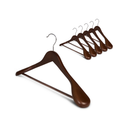 Extra Wide Shoulder Wood Coat Hanger for Coats, Shirts