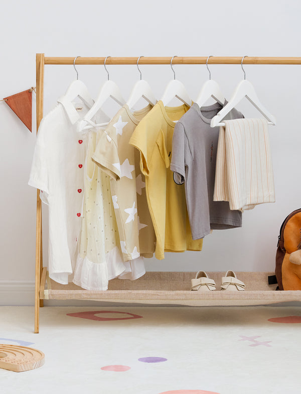 Baby Hangers, Maple Wood Clothes Organizer for Toddler