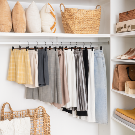 Pants Hangers with Clips, 10 Pack