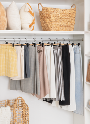 Pants Hangers with Clips, 10 Pack