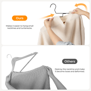 Wire Hangers with Wooden Pant Bar
