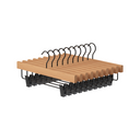 Pants Hangers with Clips, Wooden Clothes Hanger