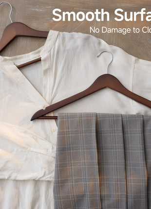 Wooden Hangers 20 Pack for Closet