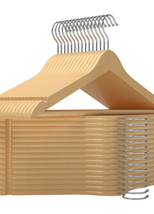 Wooden Hangers 20 Pack for Closet