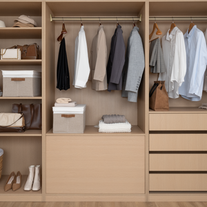 Extra Wide Shoulder Wood Hangers with Locking Bar