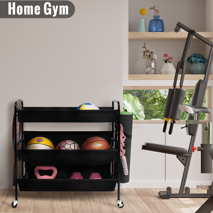 StorageWorks Garage Sports Equipment Organizer with Hooks