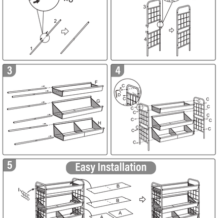 StorageWorks Garage Sports Equipment Organizer with Hooks