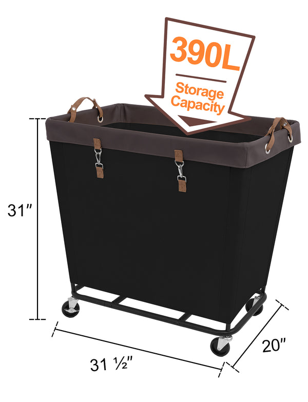 Laundry Basket with Wheels, 1 Pack