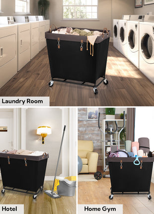 Laundry Basket with Wheels, 1 Pack