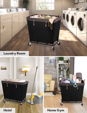 Laundry Basket with Wheels, 1 Pack