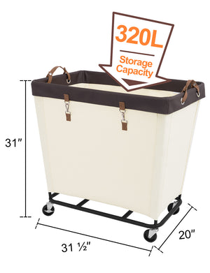 Laundry Basket with Wheels, 1 Pack