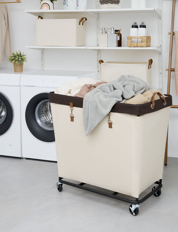 Laundry Basket with Wheels, 1 Pack