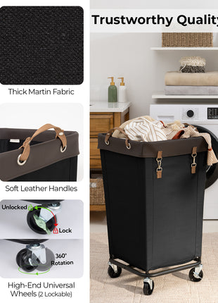 Laundry Basket with Wheels, 1 Pack