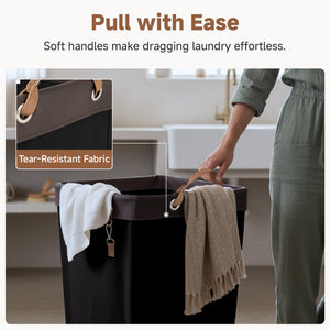 Laundry Basket with Wheels, 1 Pack