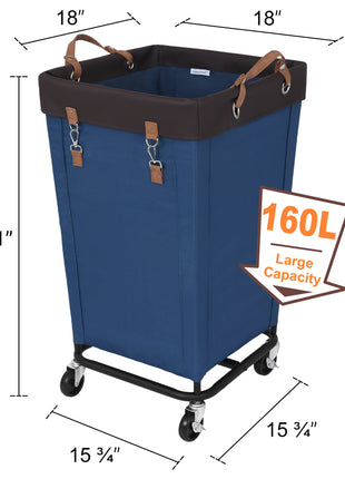 Laundry Basket with Wheels, 1 Pack
