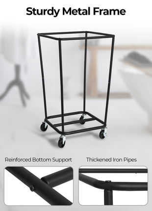 Laundry Basket with Wheels, 1 Pack