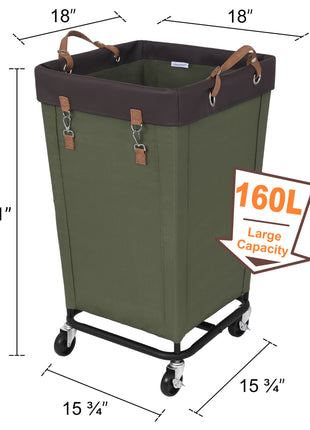 Laundry Basket with Wheels, 1 Pack