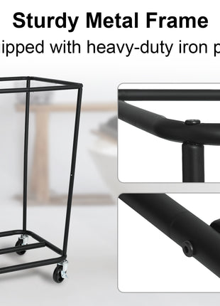 Laundry Basket with Wheels, 1 Pack