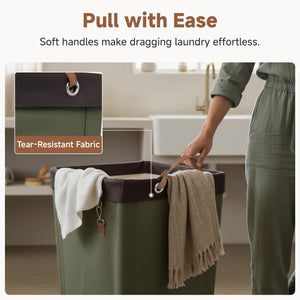Laundry Basket with Wheels, 1 Pack
