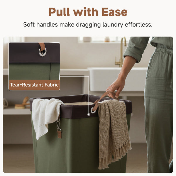 Laundry Basket with Wheels, 1 Pack
