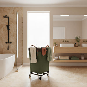 Laundry Basket with Wheels, 1 Pack