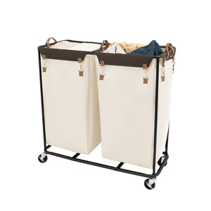 390L Extra Large Lanudry Hamper with Wheels, 1 Pack