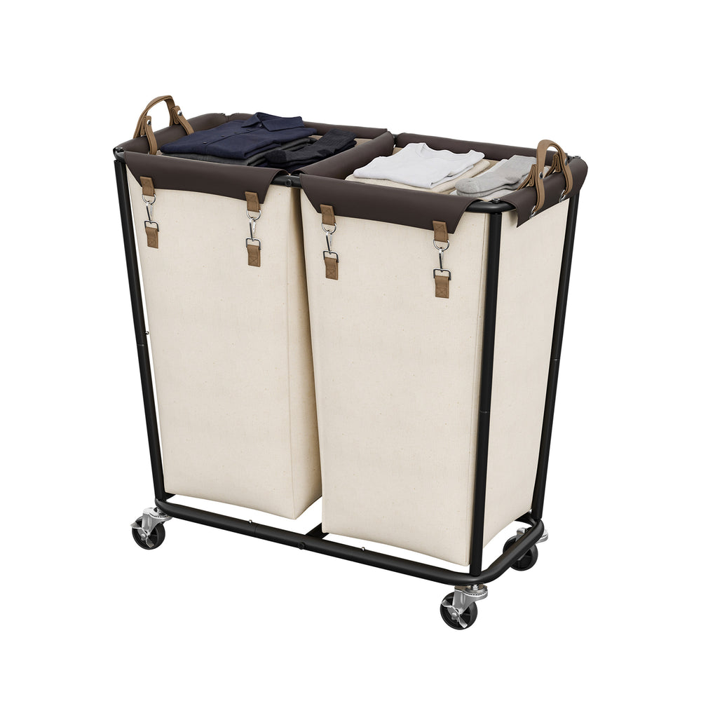Extra Large Lanudry Hamper with Wheels, 1 Pack