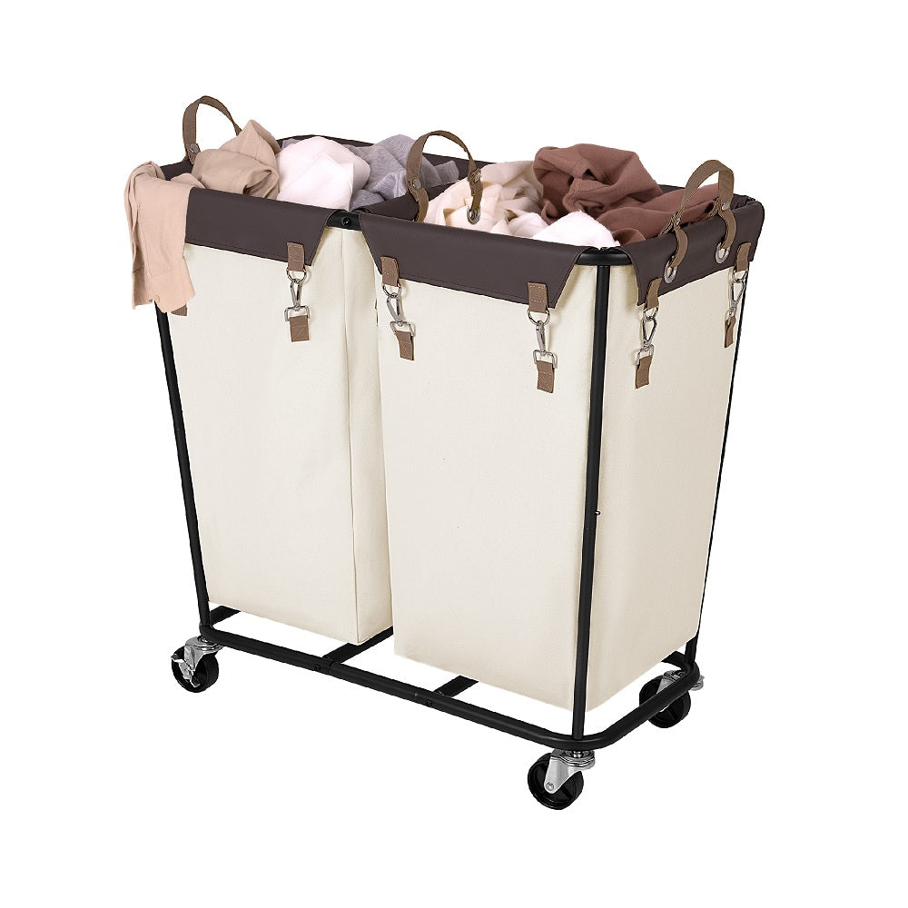 390L Extra Large Lanudry Hamper with Wheels, 1 Pack