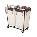 390L Extra Large Lanudry Hamper with Wheels, 1 Pack