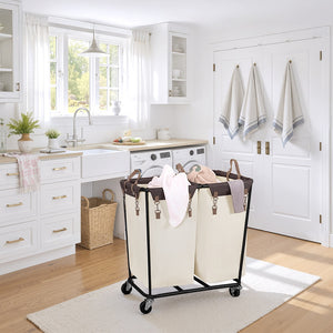 390L Extra Large Lanudry Hamper with Wheels, 1 Pack