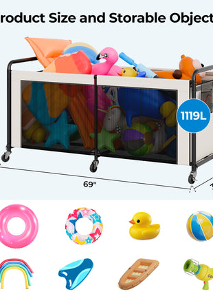 295 Gallon Pool Float Storage