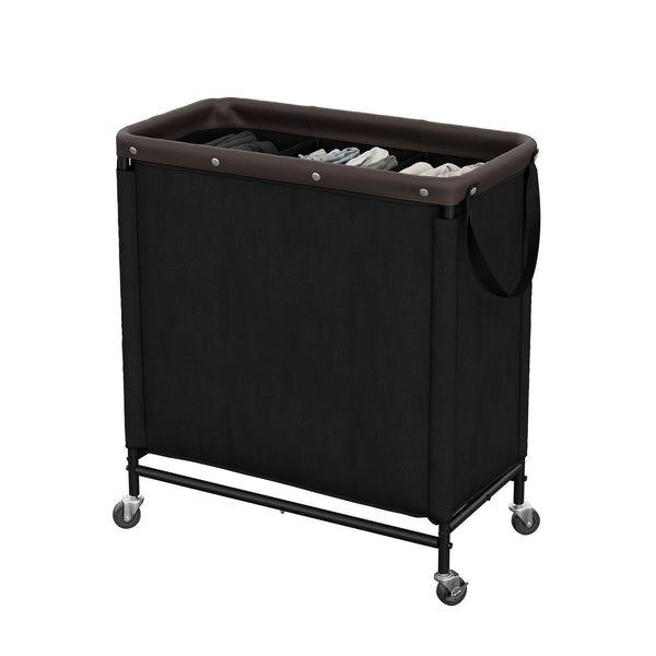 Rolling Laundry Sorter Cart with Removable and Washable Liner Bag