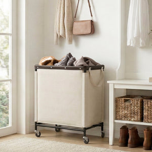 Rolling Laundry Sorter Cart with Removable and Washable Liner Bag