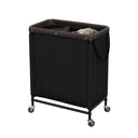 Rolling Laundry Sorter Cart with Removable and Washable Liner Bag