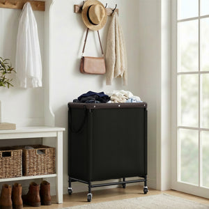 Rolling Laundry Sorter Cart with Removable and Washable Liner Bag