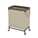 Rolling Laundry Sorter Cart with Removable and Washable Liner Bag