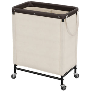 Rolling Laundry Sorter Cart with Removable and Washable Liner Bag